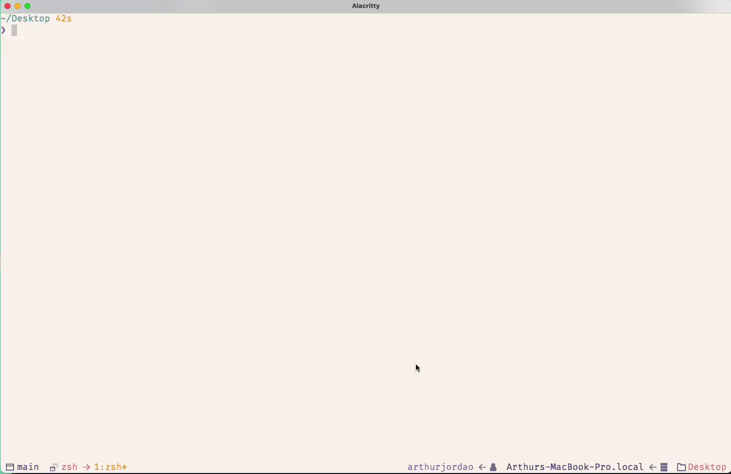 A video showing  the command being executed, creating a new tmux session
